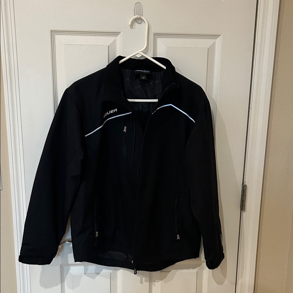 Bauer Black Jacket team for hockey warm ups